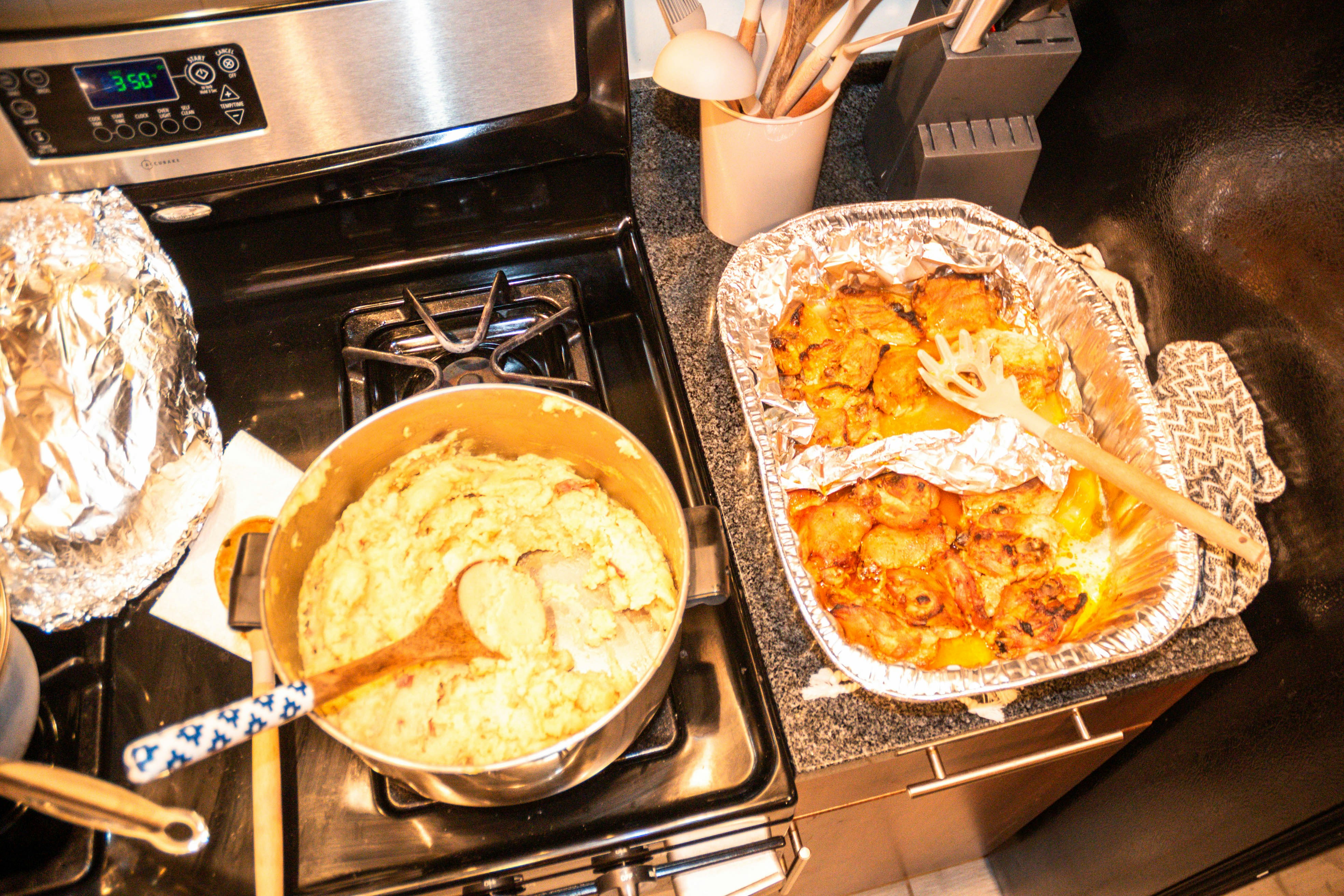 Transformed leftover meal on a plate