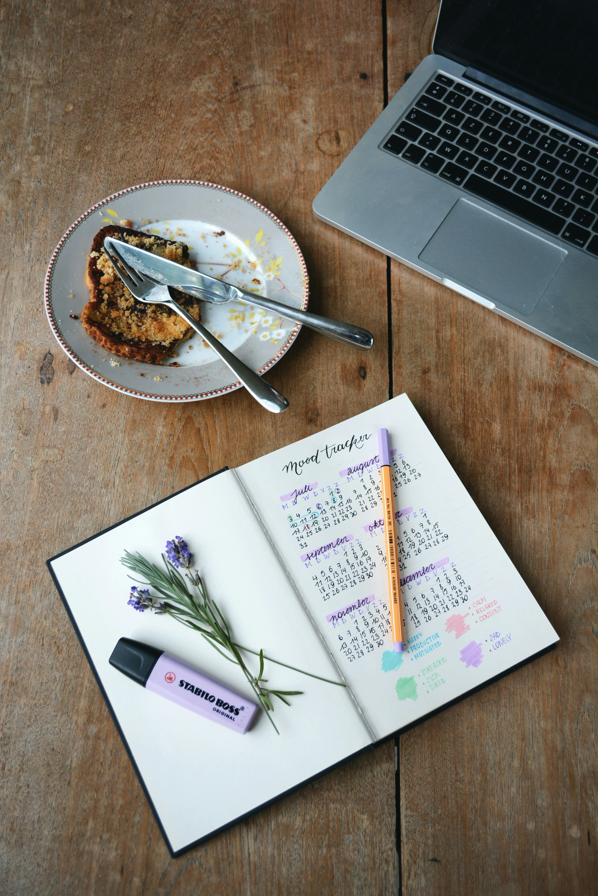 Weekly meal planning layout with healthy ingredients and calendar